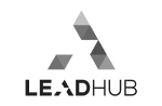 LeadHub Logo Black