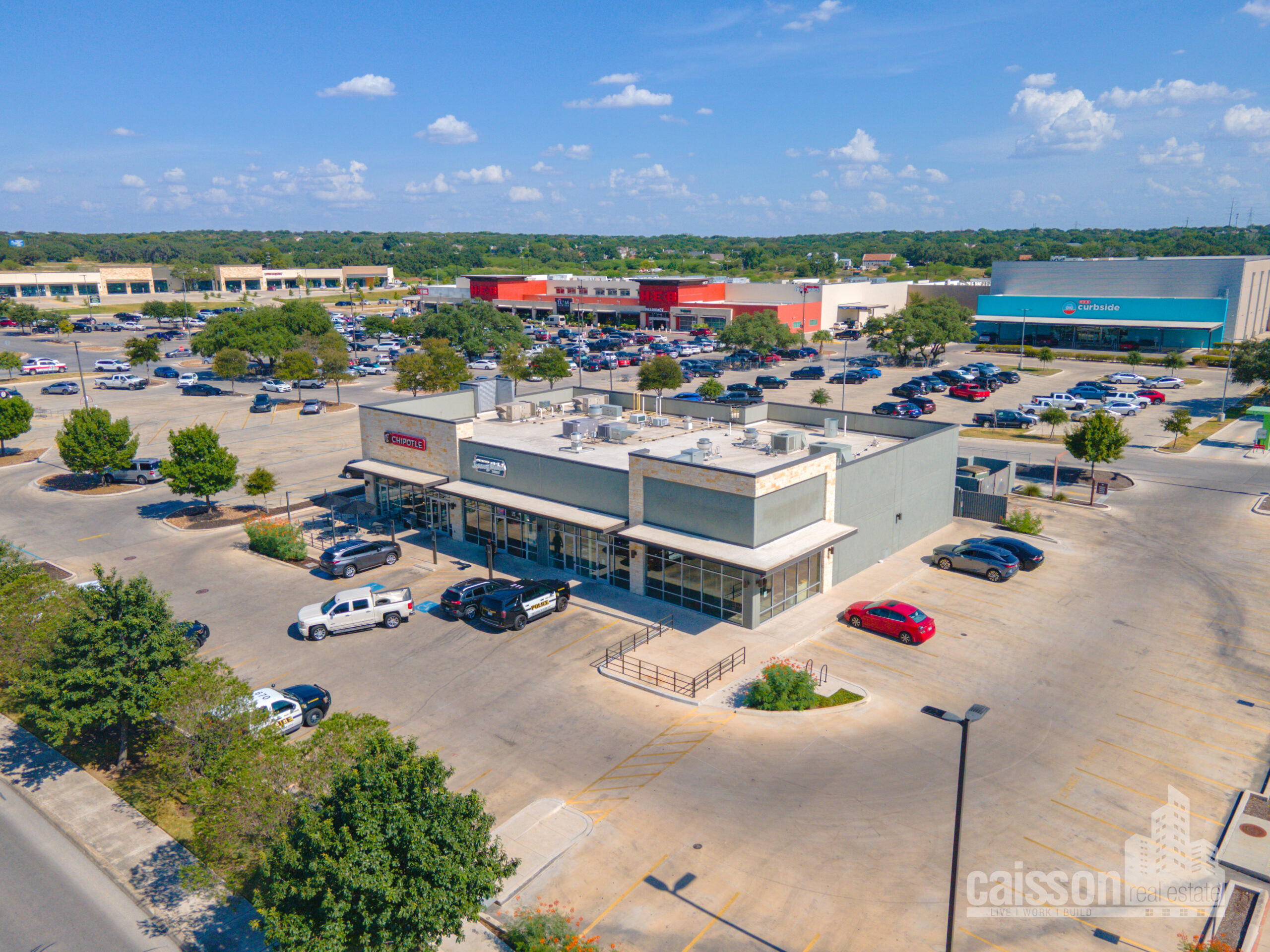 Retail buildings at Bulverde Marketplace