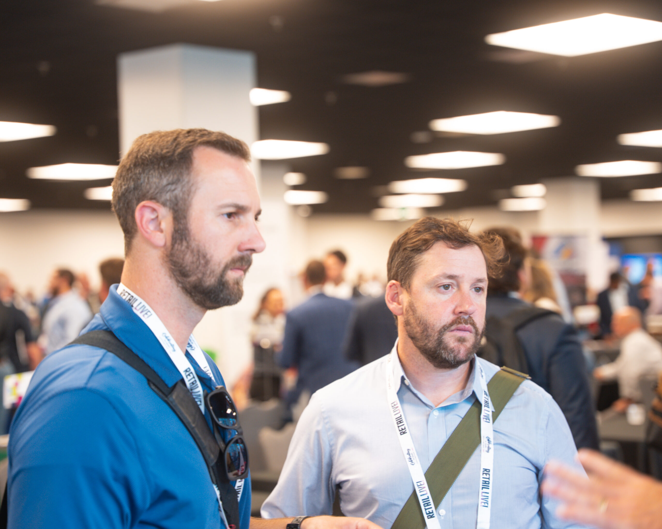 Caisson team members attending a commercial real estate event